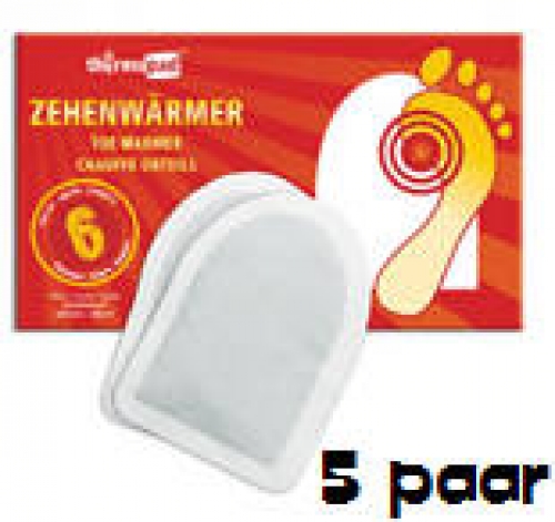 Thermopad Zehenwärmer 5 paar Versand Frei